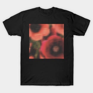 Abstract flower composition in red colors T-Shirt